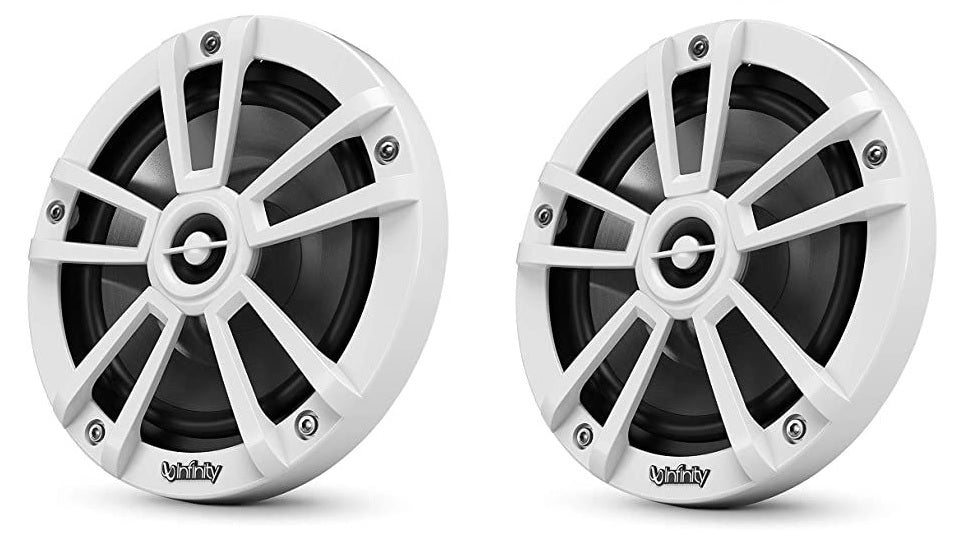 Infinity INF622MWB 6.5in Bulk Pack White Speaker Pair No Wire No Screws | SendIt Sailing