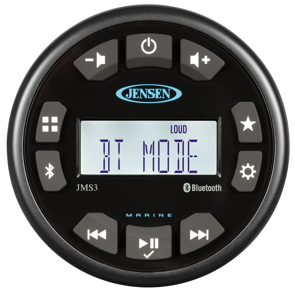 Jensen JMS3RTL AM/FM/USB Waterproof Bluetooth Stereo | SendIt Sailing