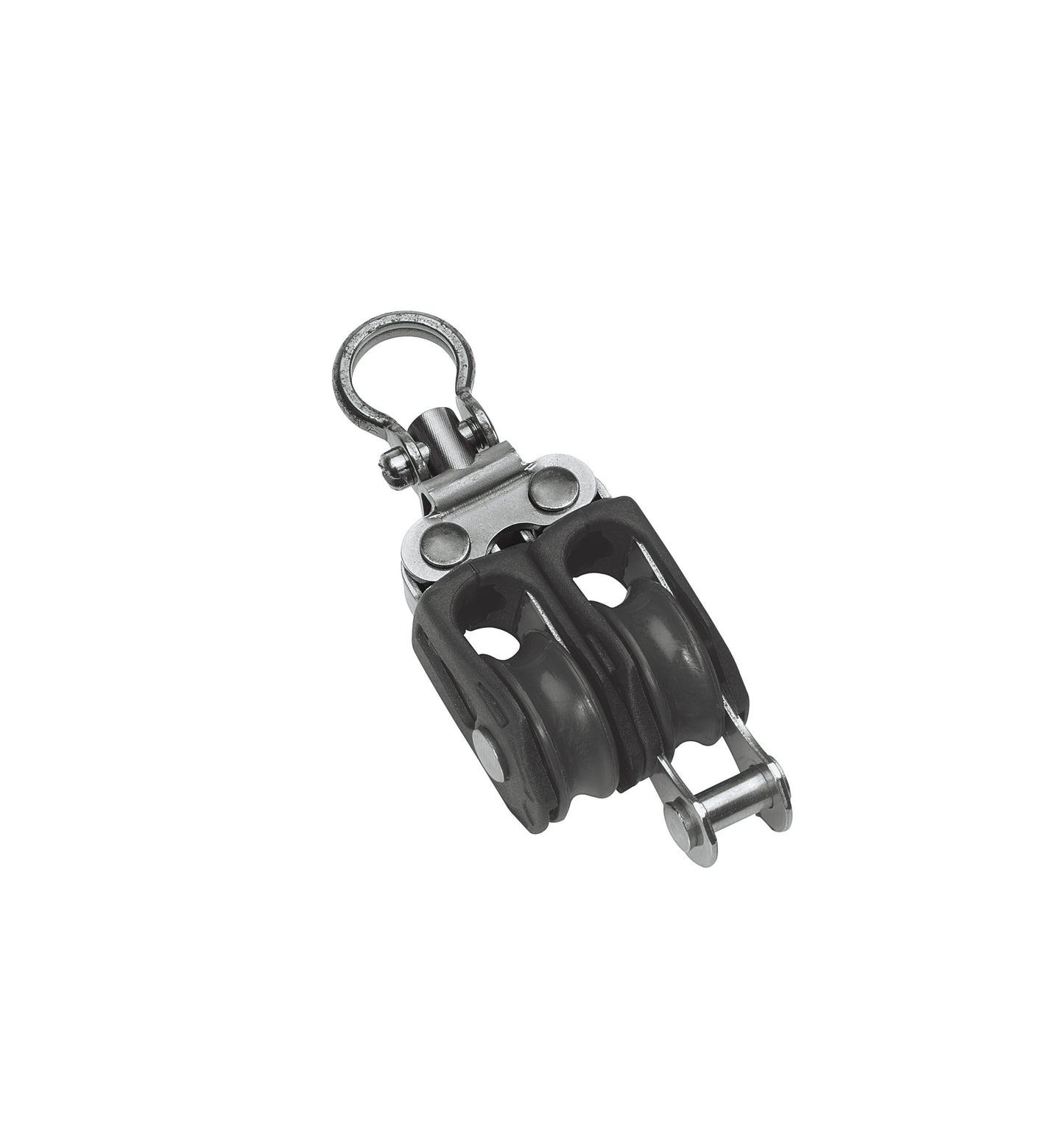 Barton Marine Size 0 20mm Plain Bearing Pulley Block Double Swivel & Becket | SendIt Sailing