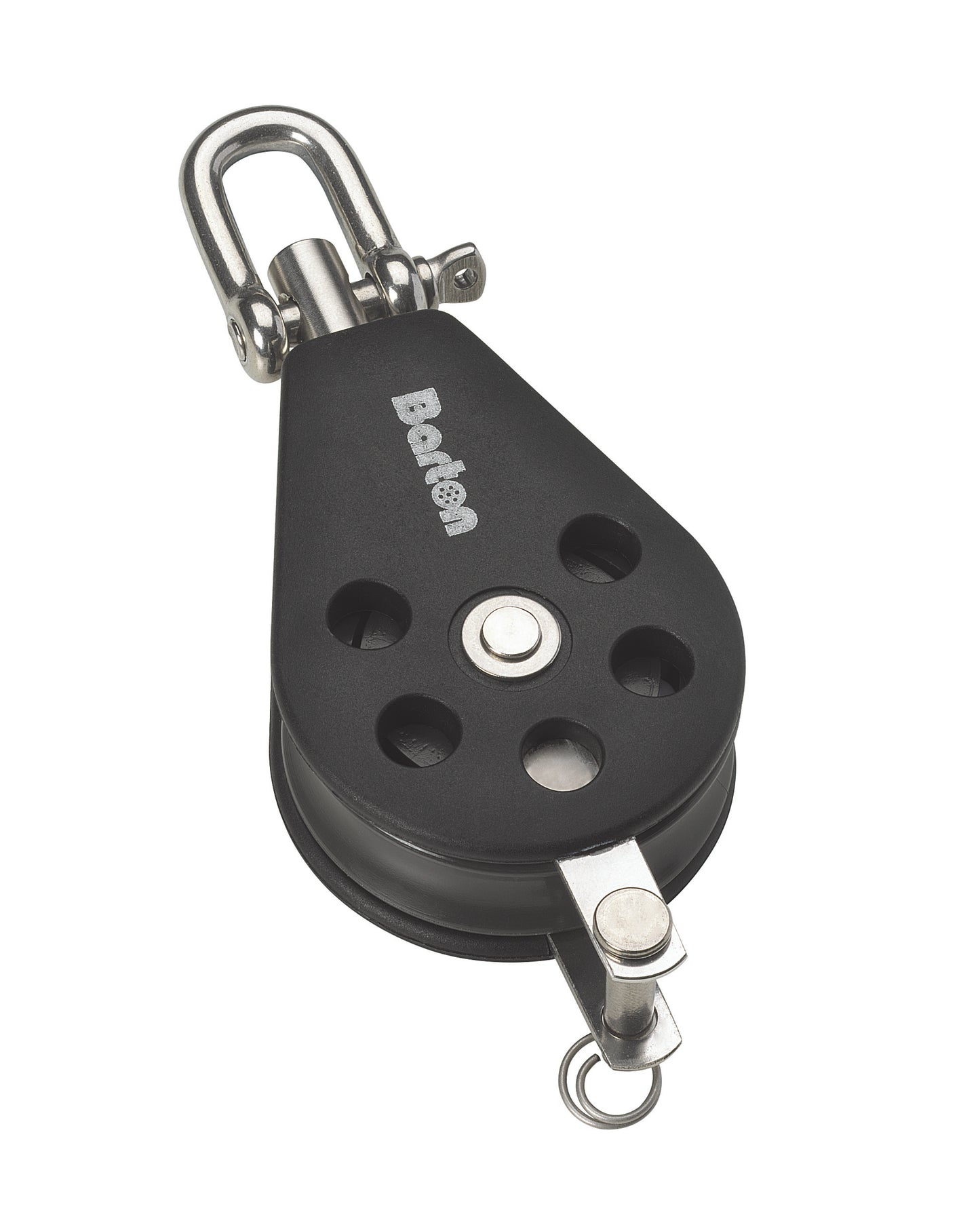 Barton Marine Size 2 35mm Plain Bearing Pulley Block Single Swivel & Becket | SendIt Sailing