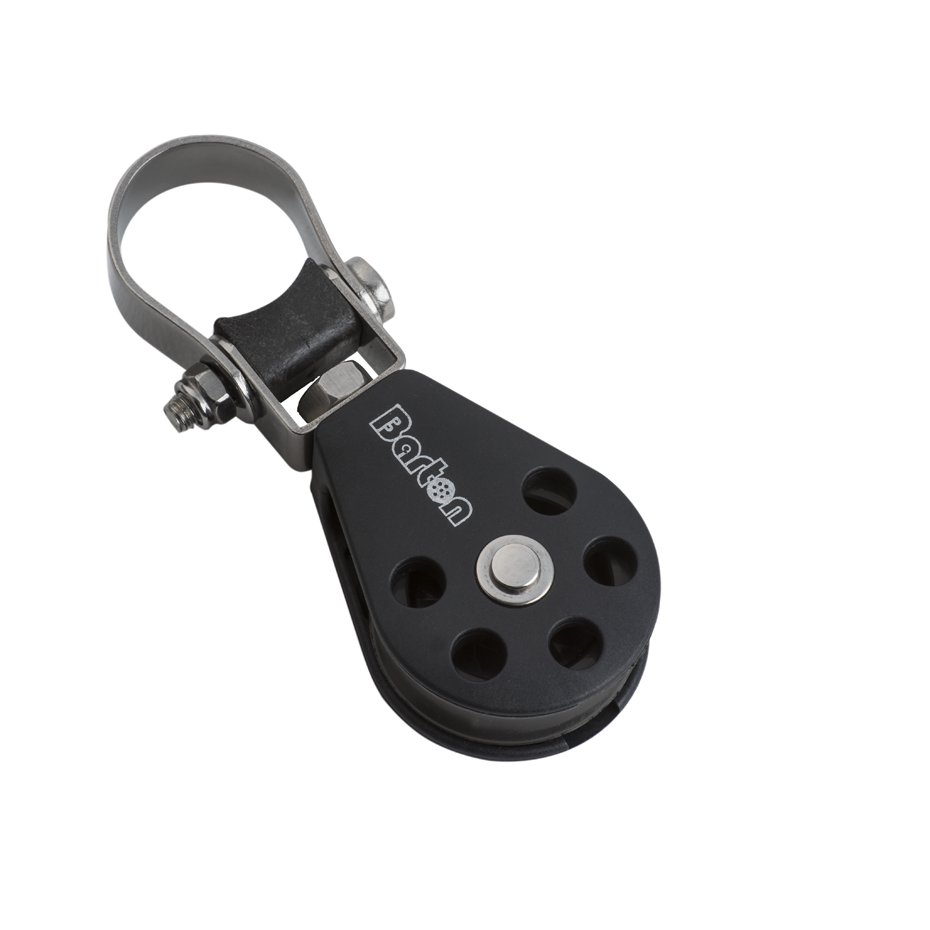 Barton Marine Size 2 35mm Ball Bearing Pulley Stanchion Lead Block | SendIt Sailing