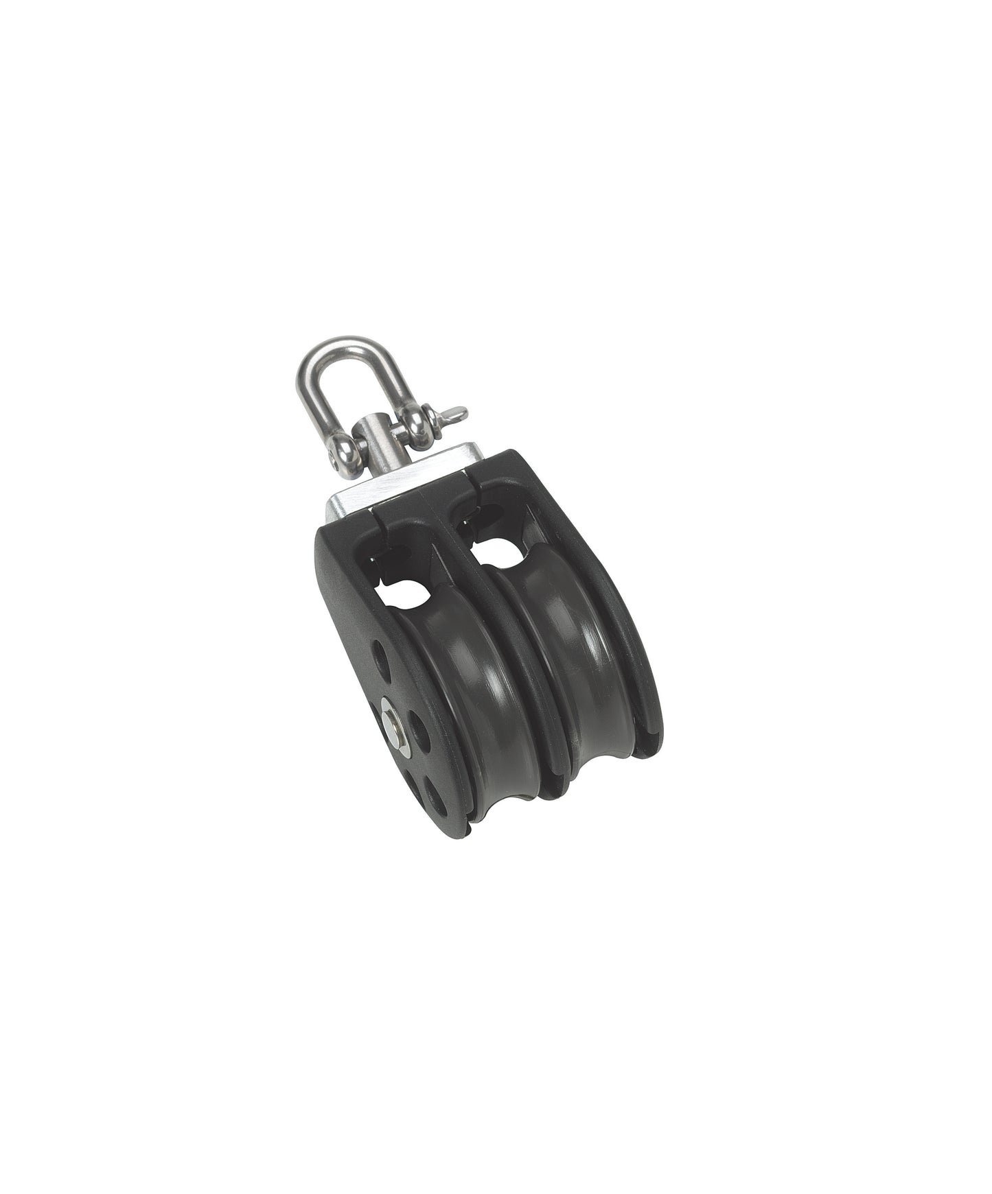 Barton Marine Size 2 35mm Plain Bearing Pulley Block Double With Swivel | SendIt Sailing
