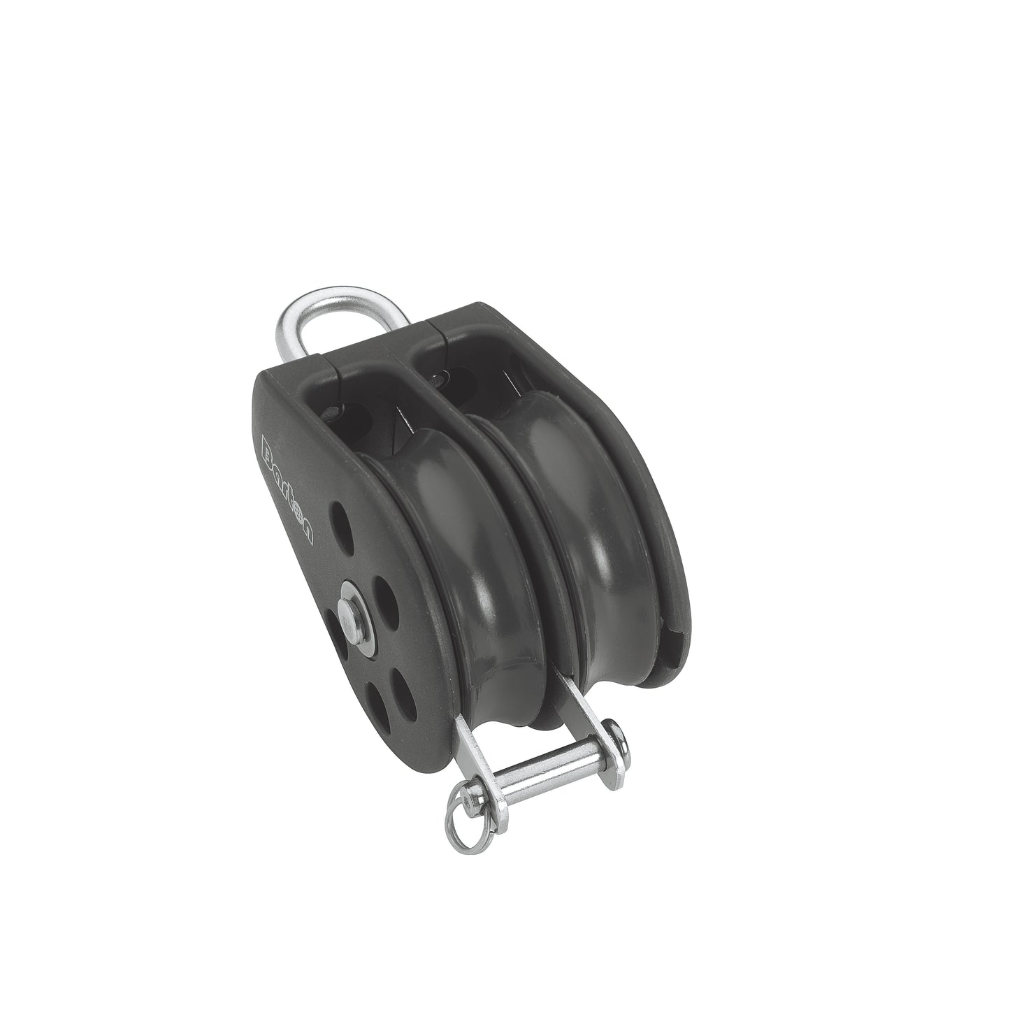 Barton Marine Size 3 45mm Plain Bearing Pulley Block Double Fixed Eye & Becket | SendIt Sailing
