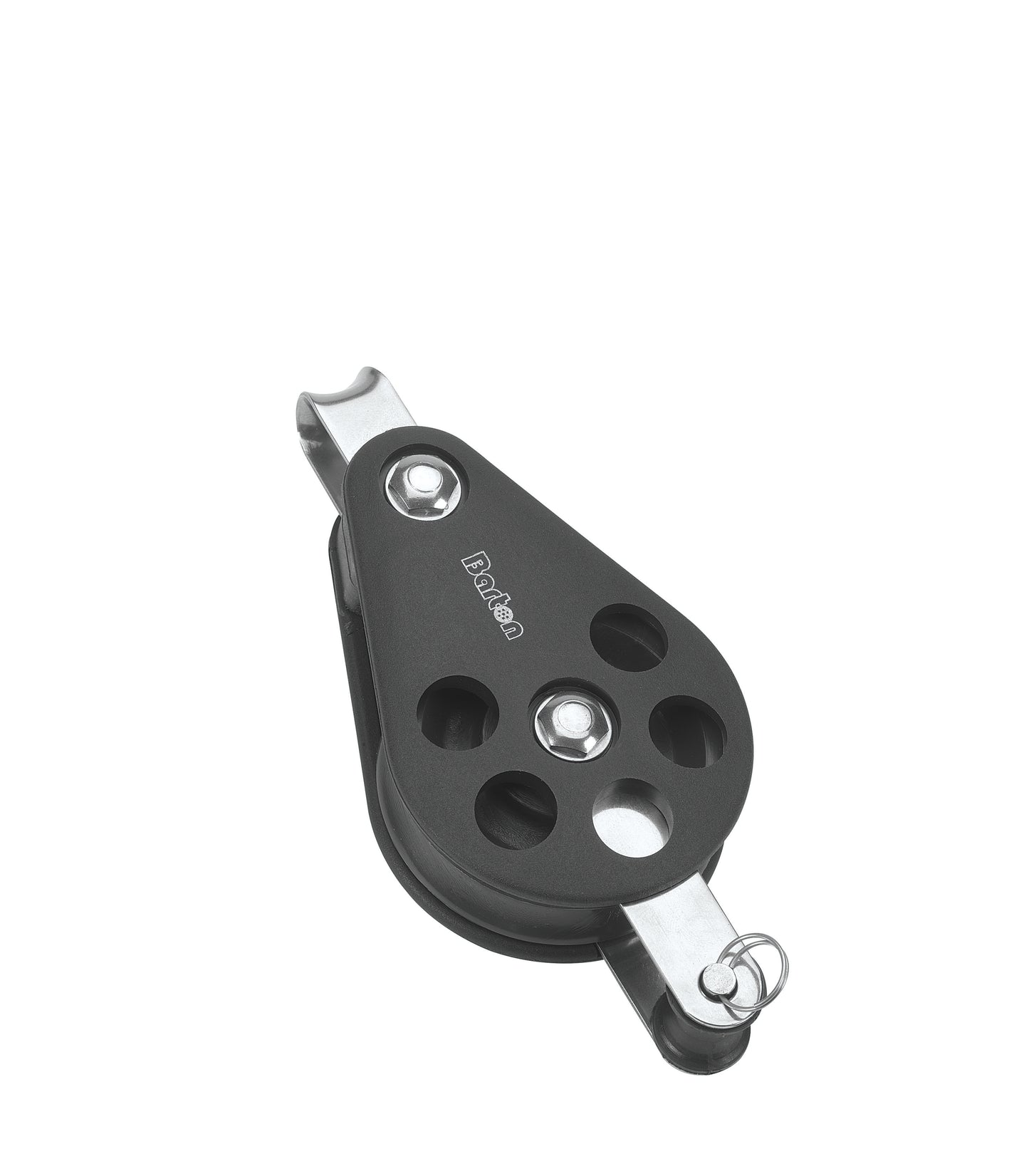 Barton Marine Size 7 70mm Plain Bearing Pulley Block Single Fixed Eye & Becket | SendIt Sailing