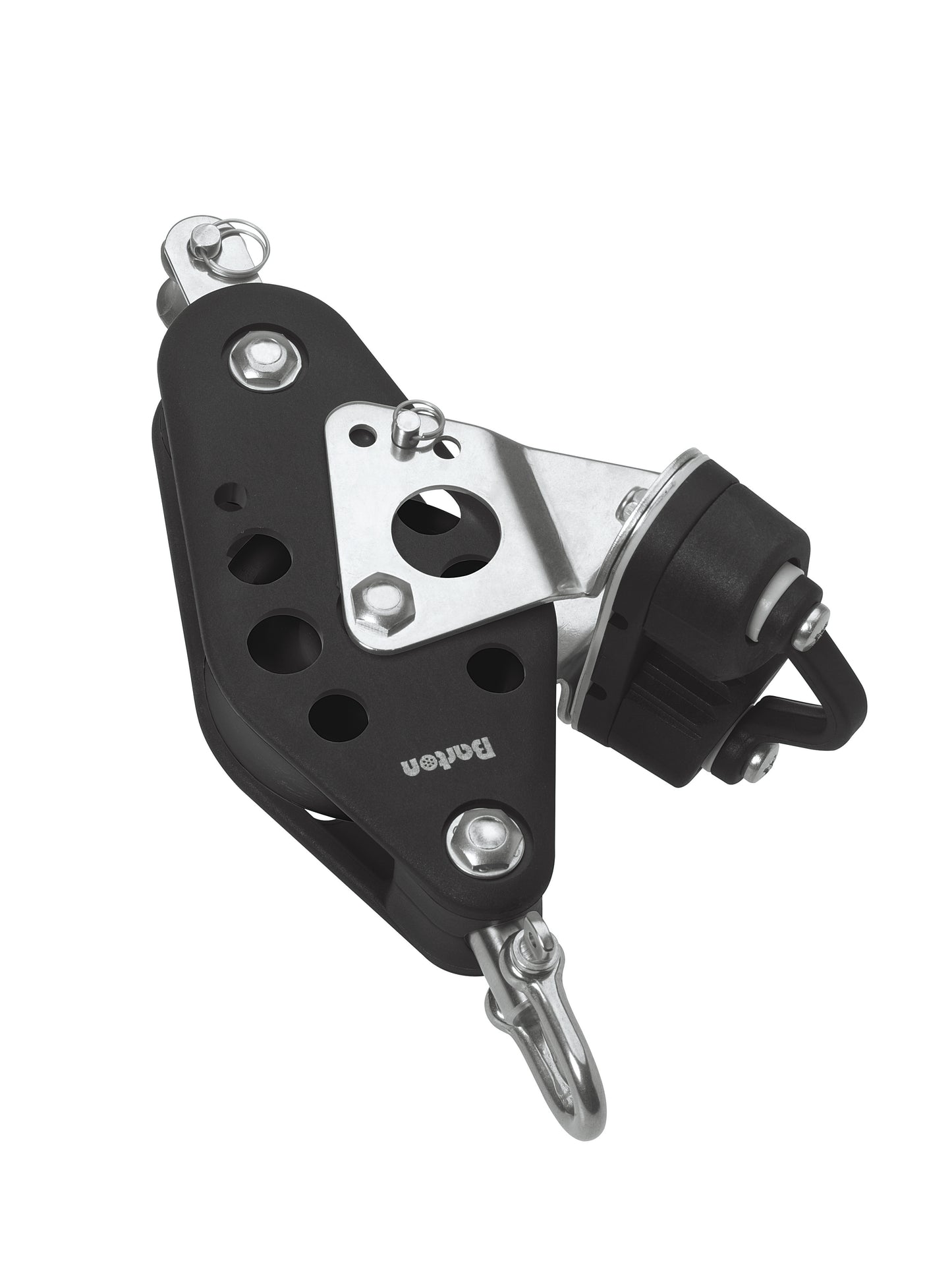 Barton Marine Size 7 44/72mm Fiddle Ball Bearing Pulley Block Swivel Becket & Cam | SendIt Sailing