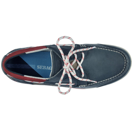 Sebago Triton Three Eyelets Nubuck Shoe | SendIt Sailing
