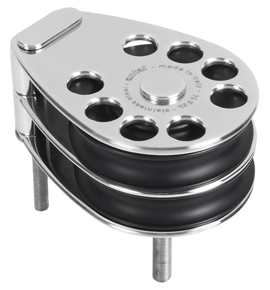 Antal S0712 Stainless Steel Double Deck Block D75 | SendIt Sailing