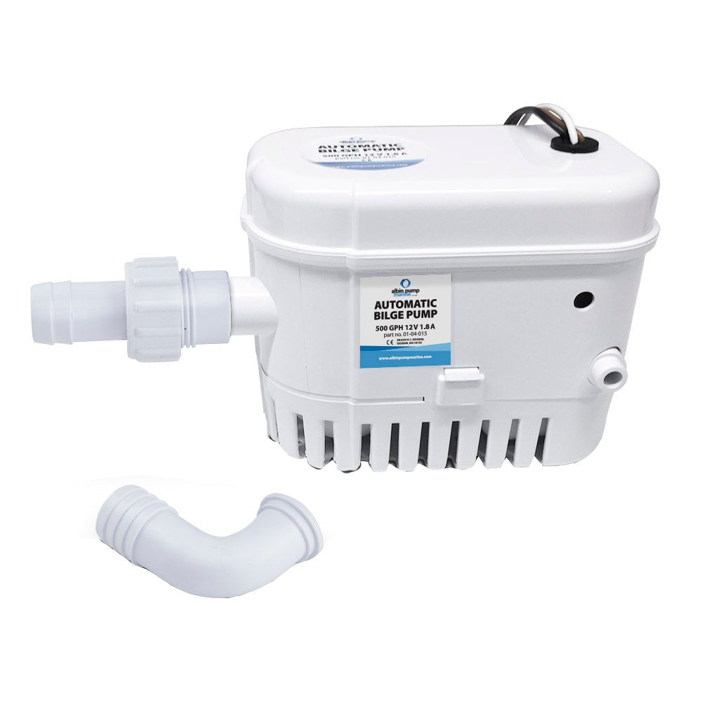 Albin Group Automatic Bilge Pump 500 GPH - 12v | SendIt Sailing