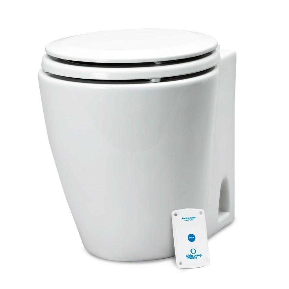 Albin Group Marine Design Marine Toilet Standard Electric - 24V | SendIt Sailing