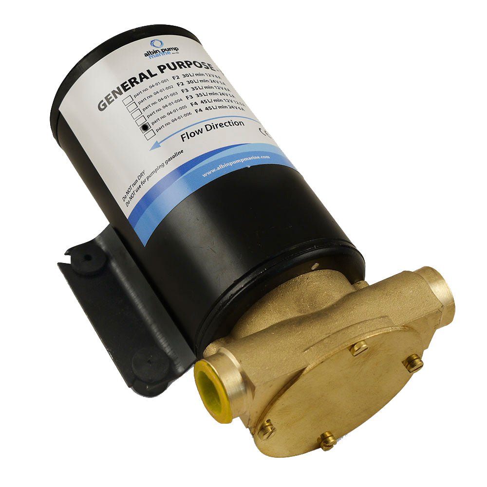 Albin Group Marine General Purpose Pump FIP F4 - 24V - 12 GPM | SendIt Sailing