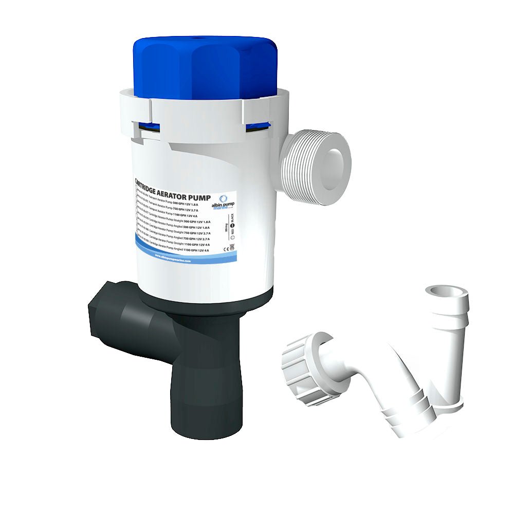 Albin Group Twinport Aerator Pump - 1100 GPH - 12v | SendIt Sailing