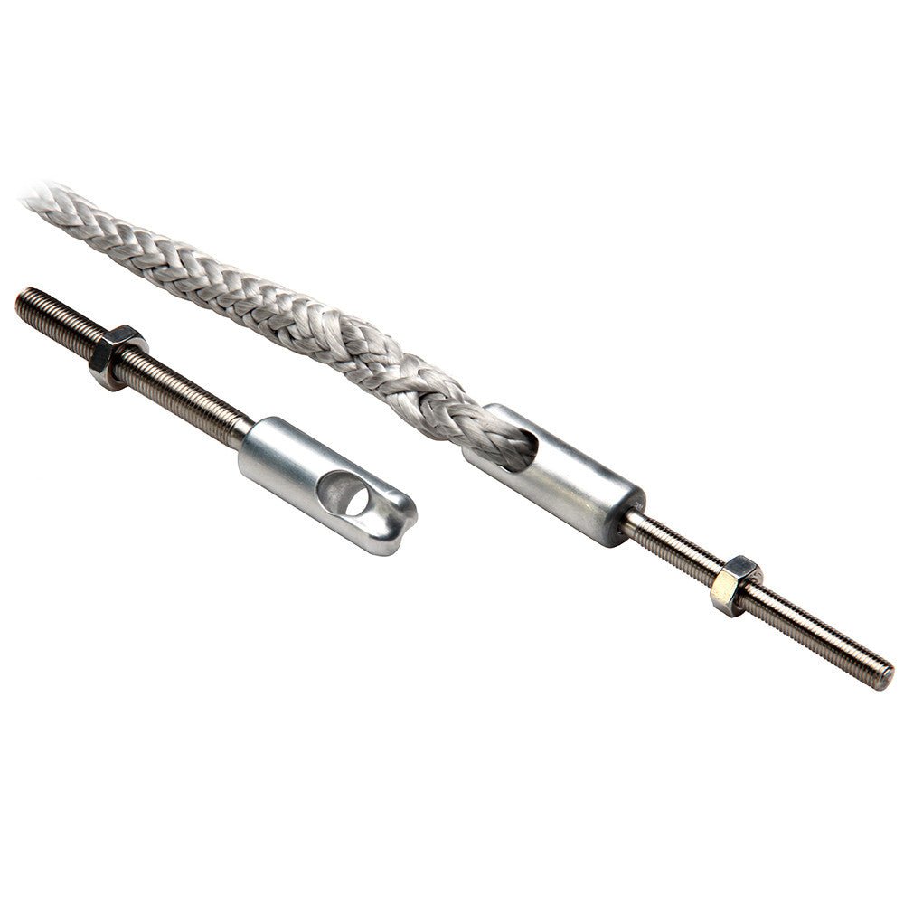 C. Sherman Johnson Splice Eye with Threaded Stud: 1/4in -28 x 2-1/2in RH with Splice Eye | SendIt Sailing
