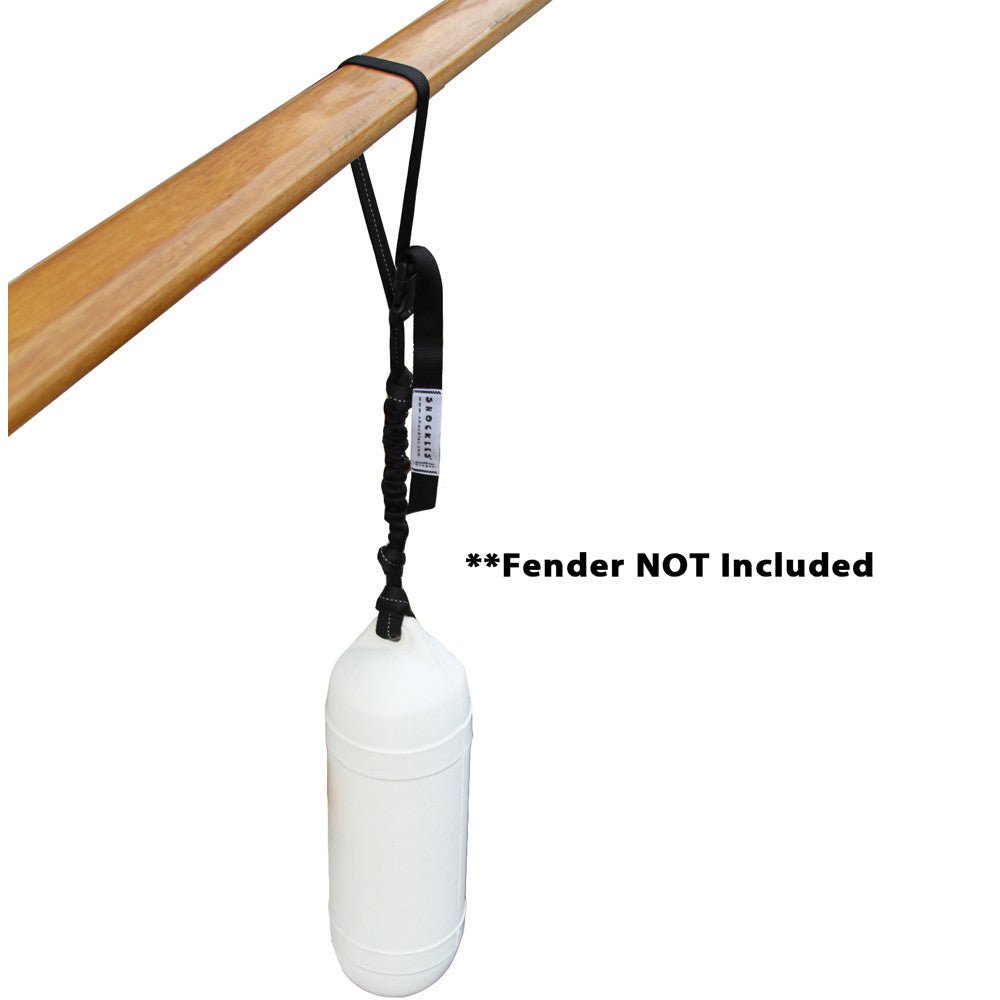 Davis Shockles FenderFriend - Twin Eye - Black | SendIt Sailing