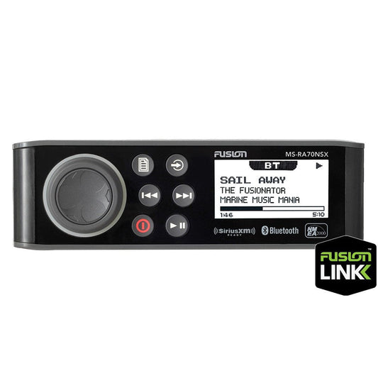 Fusion MS-RA70NSX Stereo with BT/AM/FM/SiriusXM - 2 Zone | SendIt Sailing