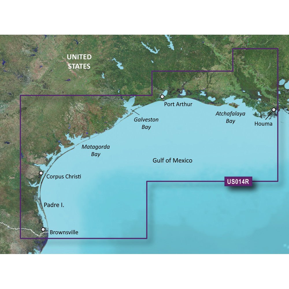 Garmin BlueChart g3 Vision HD - VUS014R - Morgan City to Brownsville | SendIt Sailing