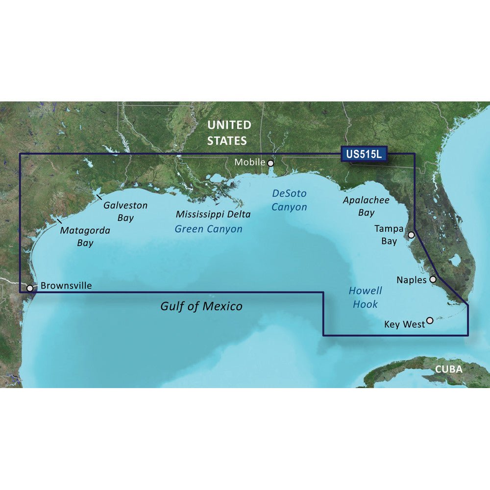 Garmin BlueChart g3 Vision HD - VUS515L - Brownsville - Key Largo | SendIt Sailing