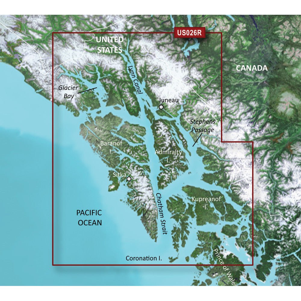 BlueChart&reg; g3 Vision&reg; HD - VUS026R - Wrangell/Juneau/Sitka -| Sailing