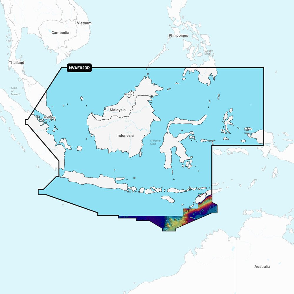 Garmin Navionics Vision+ NVAE023R - Java & Borneo - Marine Chart | SendIt Sailing