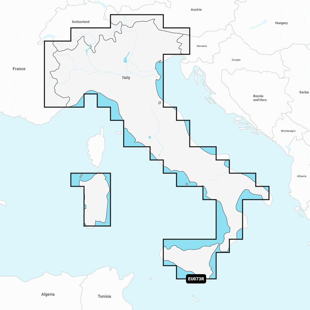 Garmin Navionics Vision+ NVEU073R - Italy, Lakes & Rivers | SendIt Sailing