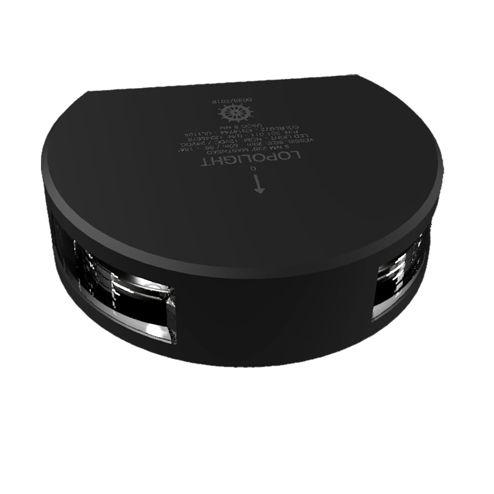 Lopolight 5nm Masthead Light Horizontal Mount White Black | SendIt Sailing