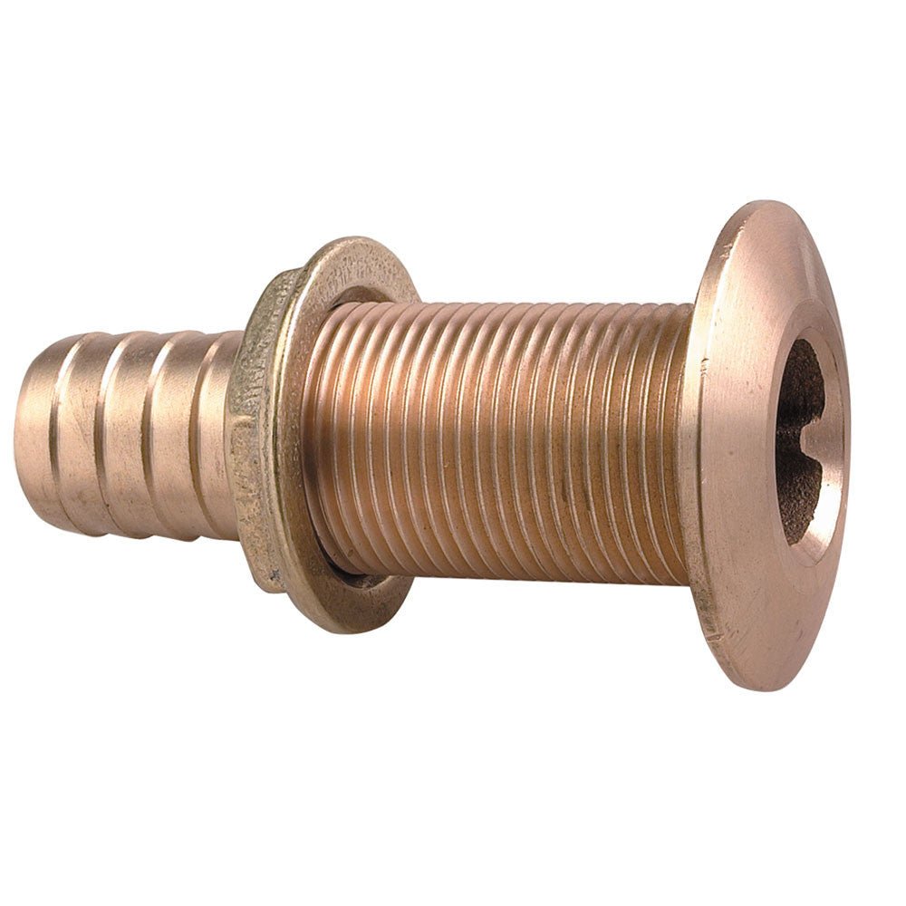 Perko 1in Thru-Hull Fitting for Hose Bronze MADE IN THE USA | SendIt Sailing