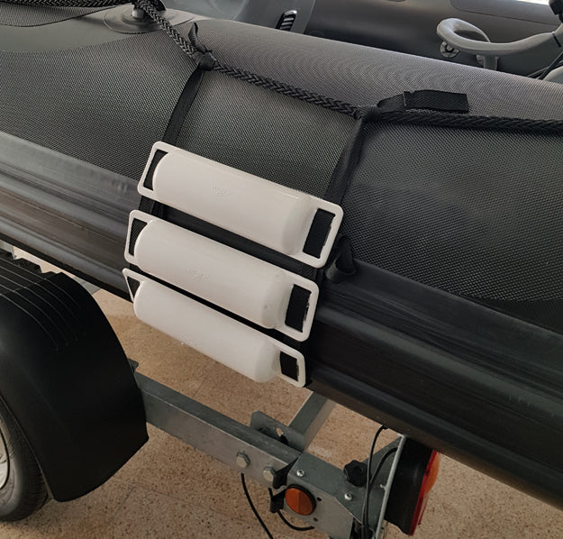 Plastimo Fender 1/2 Rnd Whitex3 Straps | SendIt Sailing