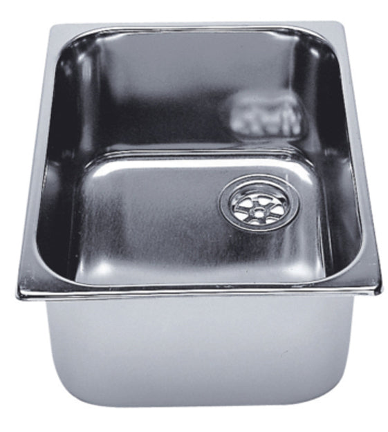 Plastimo Rectangular Stainless Sink Mirror 12.8x10.4in | SendIt Sailing