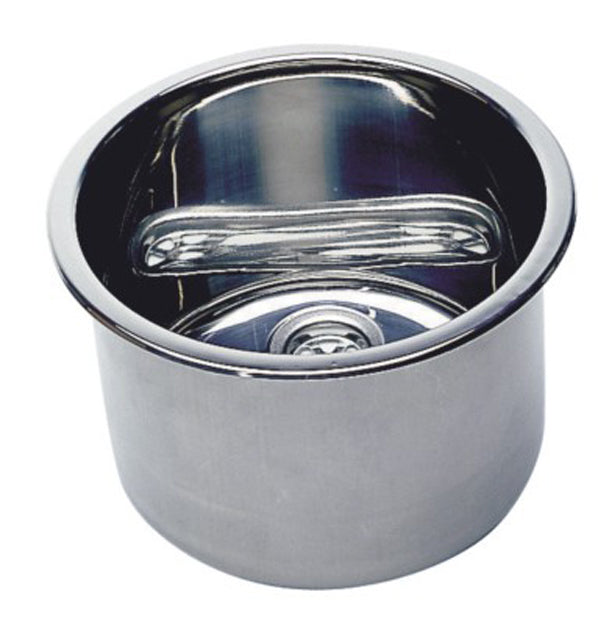 Plastimo Round Stainless Sink Mirror 12inx8in | SendIt Sailing