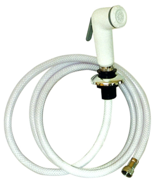 Plastimo White Hand Shower and Supp and Hose 2m | SendIt Sailing