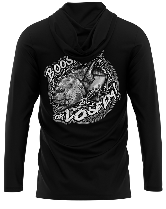 Boost Em Or Lose Em Grayscale Dri Fit Hoodie (Adult/Keiki)