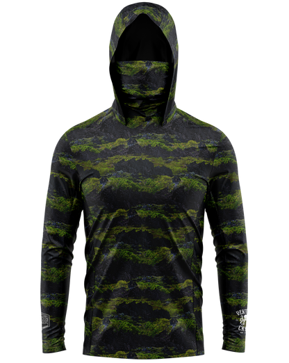 Lava Brush Camo Face Buff Dri Fit Hoodie (Adult/Youth)