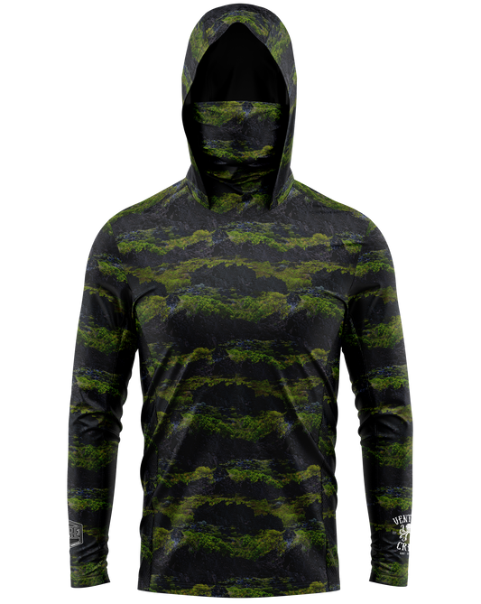 Lava Brush Camo Face Buff Dri Fit Hoodie (Adult/Youth)