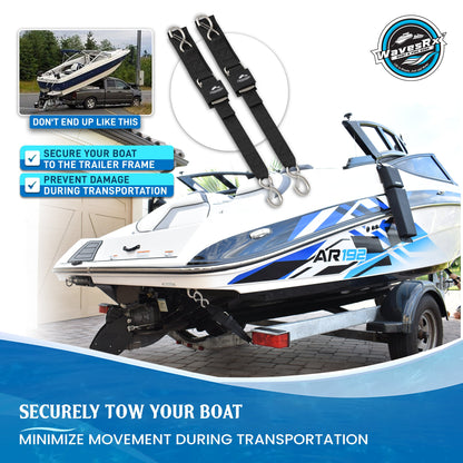 48" TRANSOM STRAPS SS