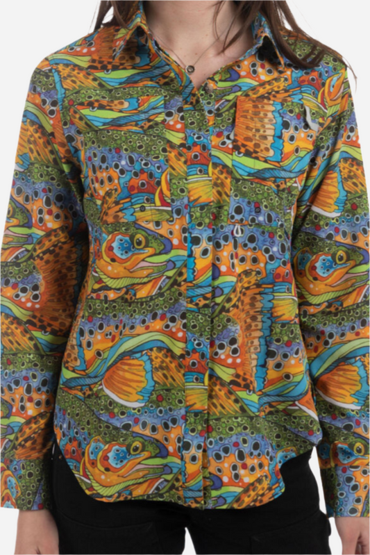 Unbound Brown Tunic Fishing Shirt