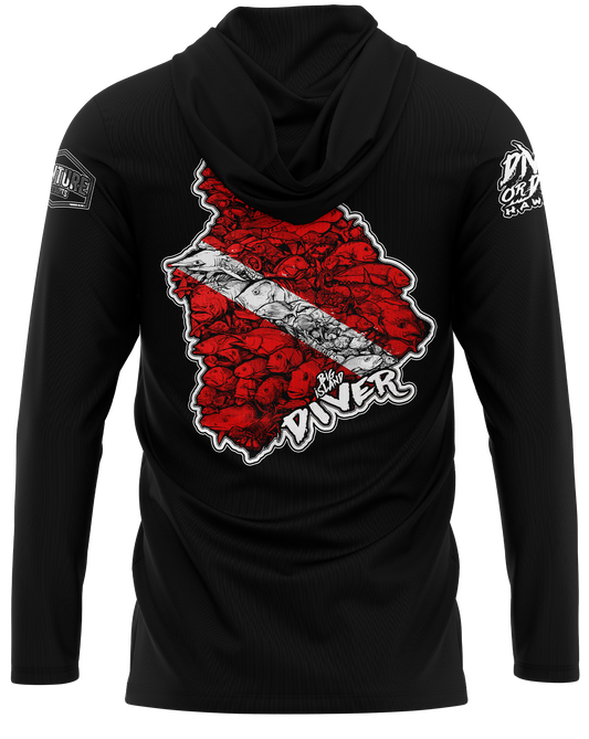 Big Island Diver Collab Dri Fit Hoodie (Adult)