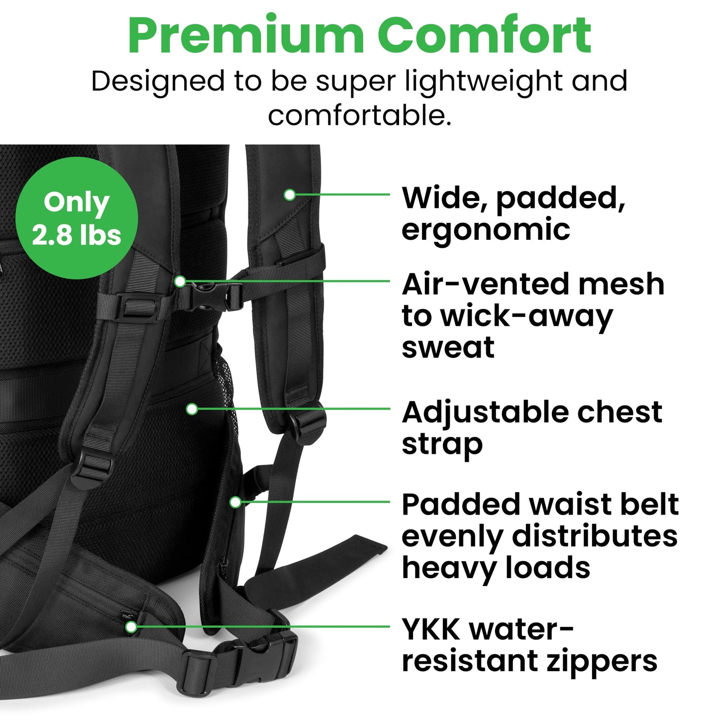 The Island Hopper Travel Backpack 40L