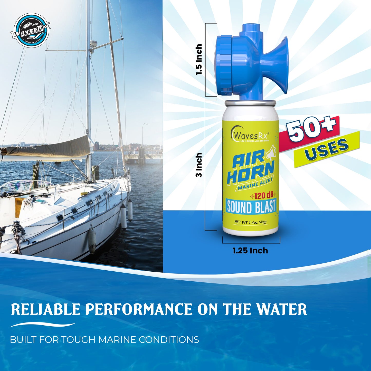 SAFETY ALERT AIR HORN