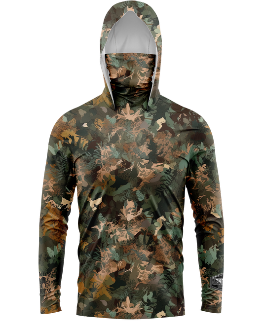 Brush Camo Face Buff Dri Fit Hoodie (Adult/Youth)