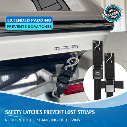 48" TRANSOM STRAPS SS