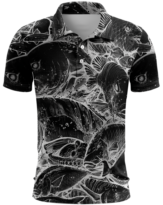 Hawaii Fish Camo Invert Dri Fit Polo (Adult/Keiki)