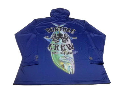 Venture Crew Omilu Royal Dri Fit Hoodie (Adult/Keiki)