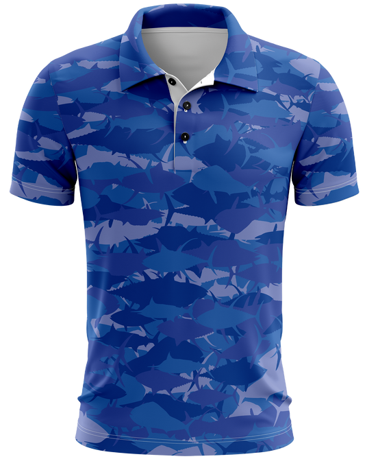 Pelagic Royal Dri Fit Polo (Adult/Keiki)