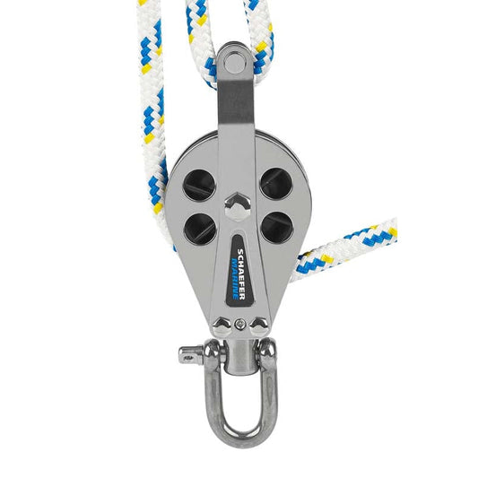 Schaefer Single, 3-Way Hd, Bkt, Delrin Sheave, Nomex Brng | SendIt Sailing