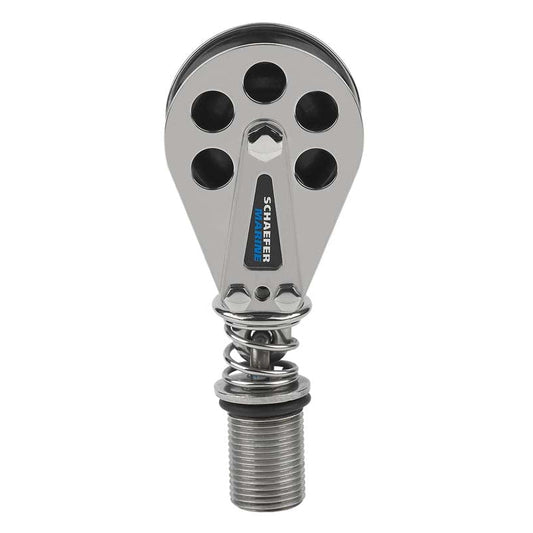 Schaefer Swivel Block on 1in-12 Stainless Plug | SendIt Sailing