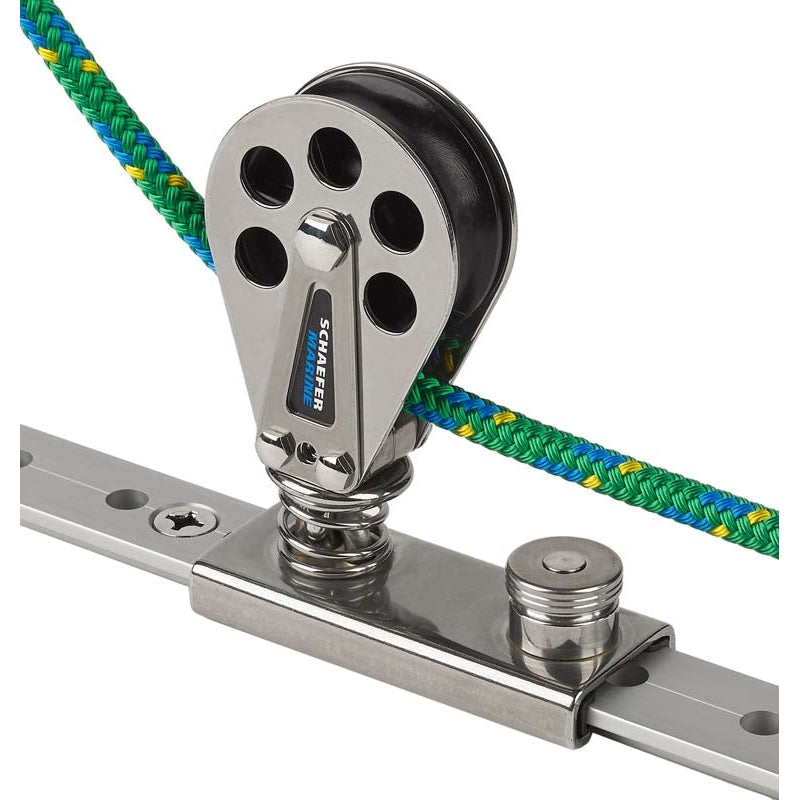 Schaefer Jib Lead, 1 1/4inx3/16in (32x5mm) Lined | SendIt Sailing