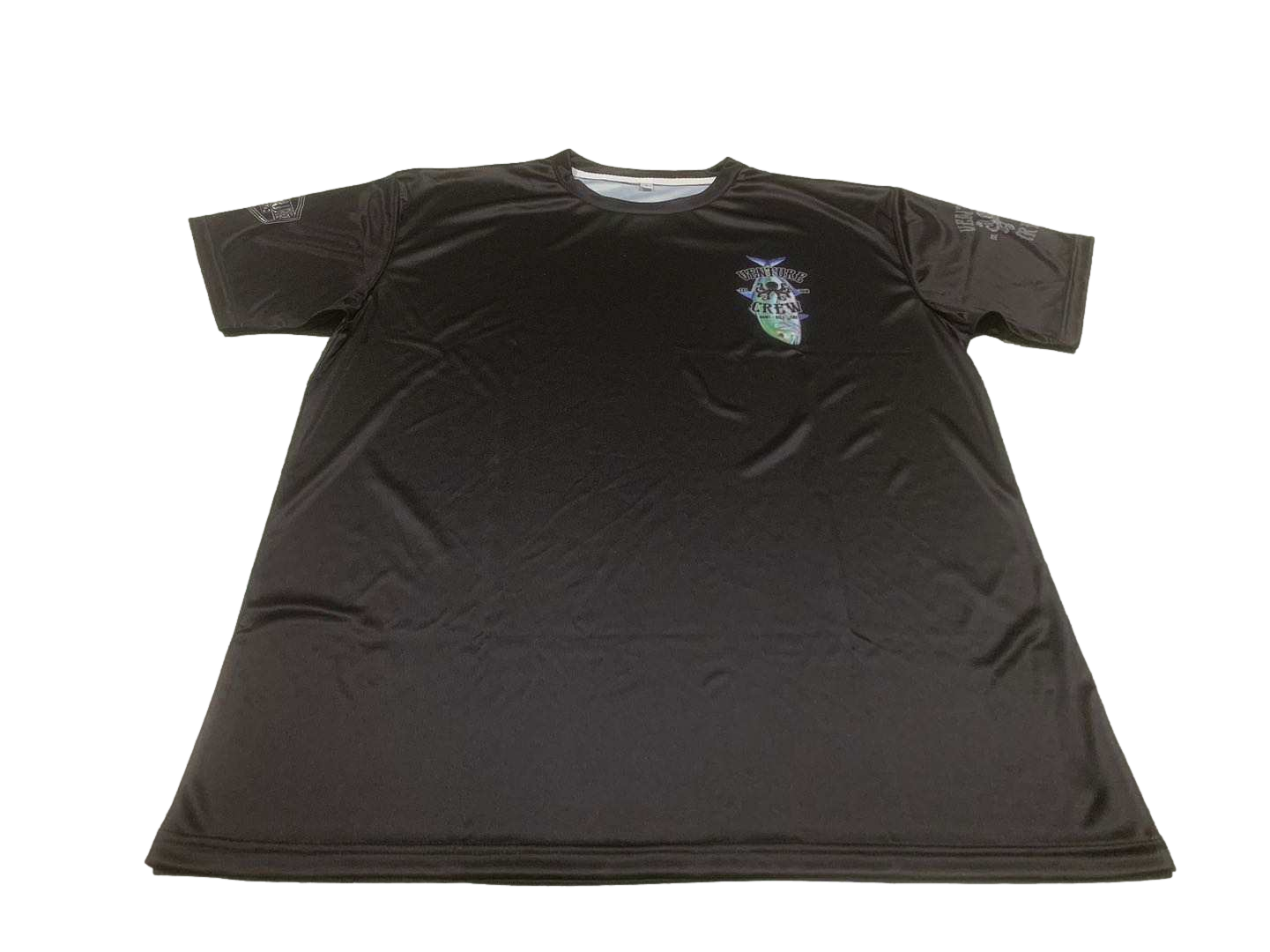 Venture Crew Omilu Black Dri Fit T-Shirt (Adult/Keiki)