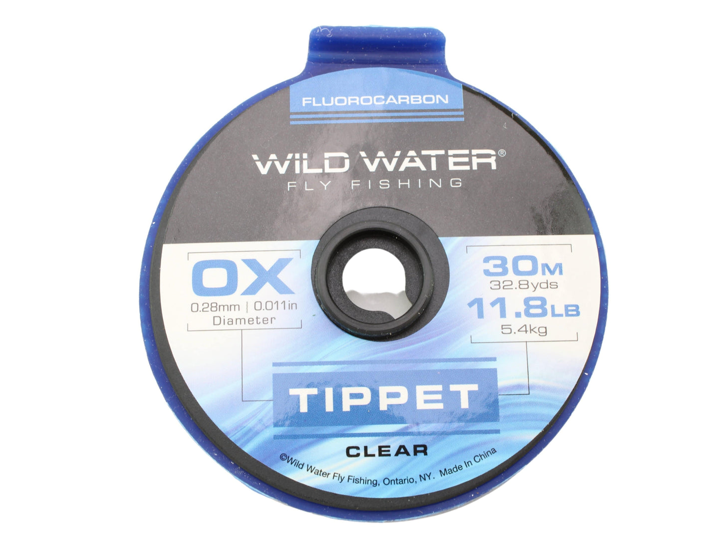 Wild Water Fly Fishing Fluorocarbon Tippet Spool 0X, 30m | SendIt Sailing