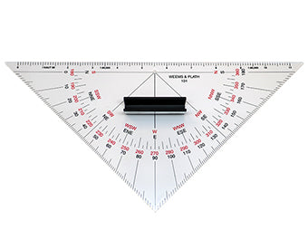 Weems & Plath Triangle Protractor with Handle | SendIt Sailing