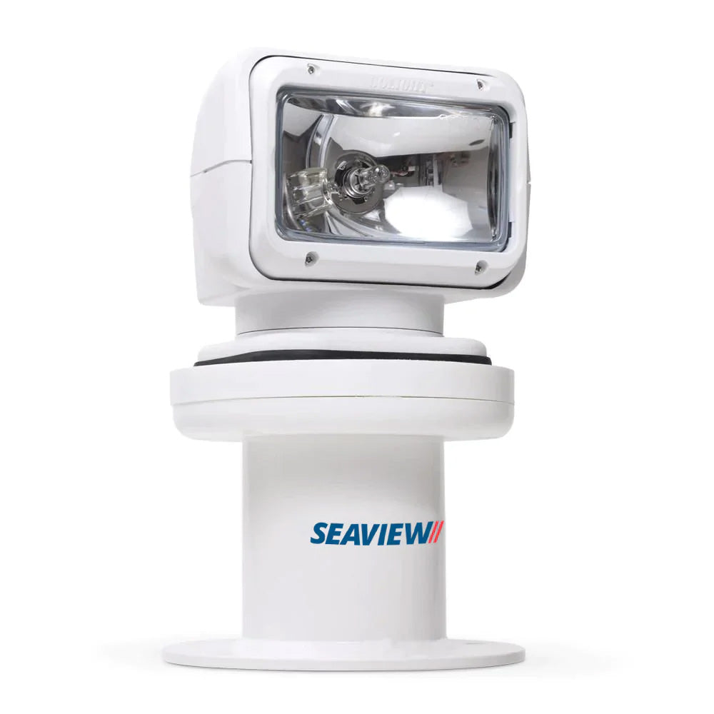 Seaview 5.63in Vertical Searchlight Mount for RCL85 - 8in Round Baseplate | SendIt Sailing