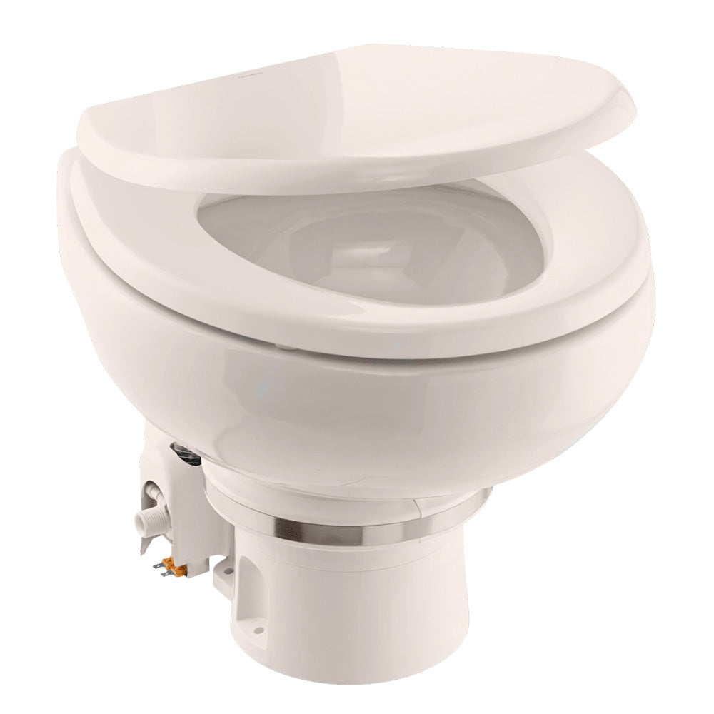 Dometic MasterFlush MF 7120 - Bone - Electric Macerating Toilet with Orbit Base & Slow Close Seat - Freshwater - 12V